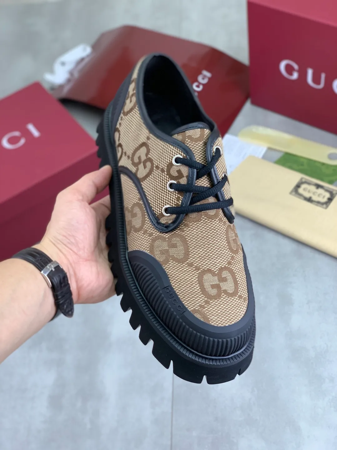 Men's Men's Shoes 💰P420 💰【New Style】 Gucci lazy slip-on couple 🧑‍🤝‍🧑 style high-top leather shoes hot selection (Gucci GUCCI) official website latest Gucci lazy 🎁 leather shoes, hot style 💥 style is simple and elegant, exclusive for trendy men. Unique official website latest brand original double G pressure Floral elements 👑 Original Gucci decoration, fashionable and elegant, fabric original calfskin with double G denim ✅ Fully imported soft sheepskin lining, official website designated wear-resistant lightweight foam business outsole, classic model taken in kind 🎬 Size: 35-46 Various colors available